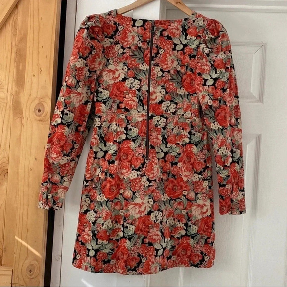 Free People Kapowski Floral Puff Sleeve Mini Dress - Picture 7 of 10